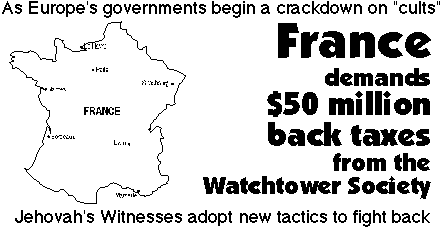 [France demands $50 million back taxes from the Watchtower Society]